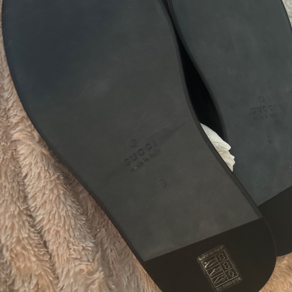Men’s Size 6 Marverik Gucci Leather Slides main image 5